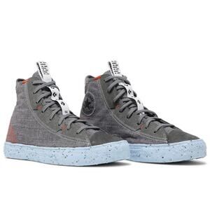 CONVERSE WOMEN’S 6 CHUCK TAYLOR ALL STAR CRATER HI CHARCOAL BLUE 168597C NIB